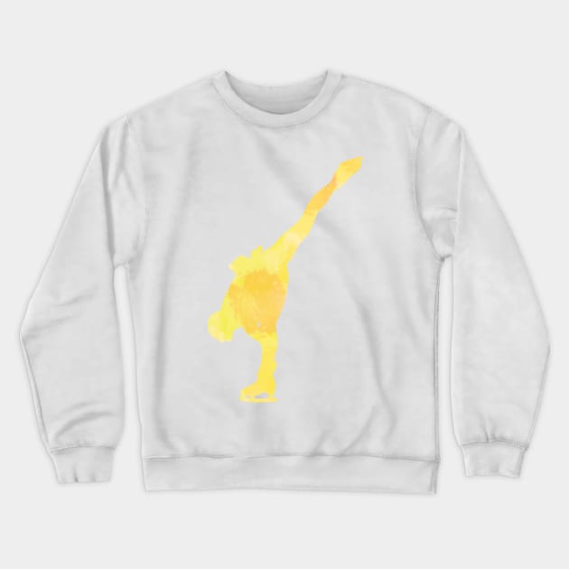 Figure skating (Charlotte spin) Crewneck Sweatshirt by Becky-Marie